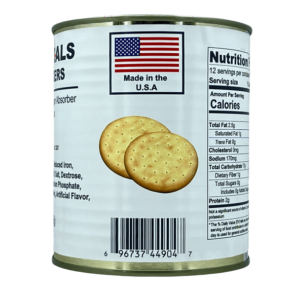 Future Essentials Long Storage Sailor Pilot Bread 9.9oz/12 Servings/Can- 1 Can
