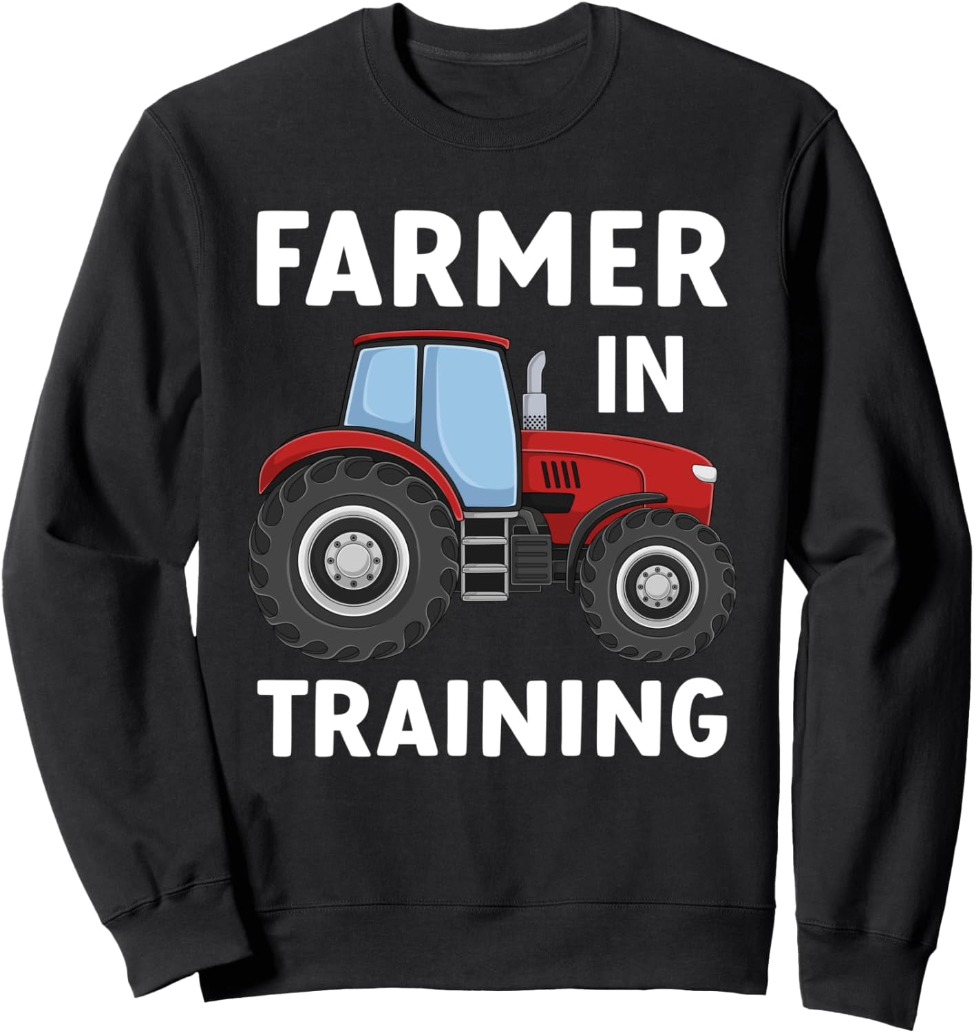 Future Slippers Future Farmer In Training Cute Tractor Boys Sweatshirt - Walmart.com