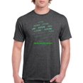 thumbnail image 1 of Future Fashion Slogan T-Shirt Men -Image by Shutterstock, Male 4X-Large, 1 of 4