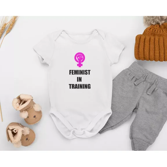 Future Feminist Baby Bodysuit, Feminism, Equality, Fun New Baby Girl Bodysuit Cute Baby Onesie, BABY BODYSUIT LAT 4424