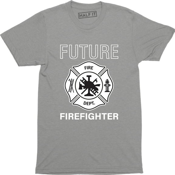 Future Fire Fighter Cute Kids Funny Work Boy And Girl Men's T-Shirt