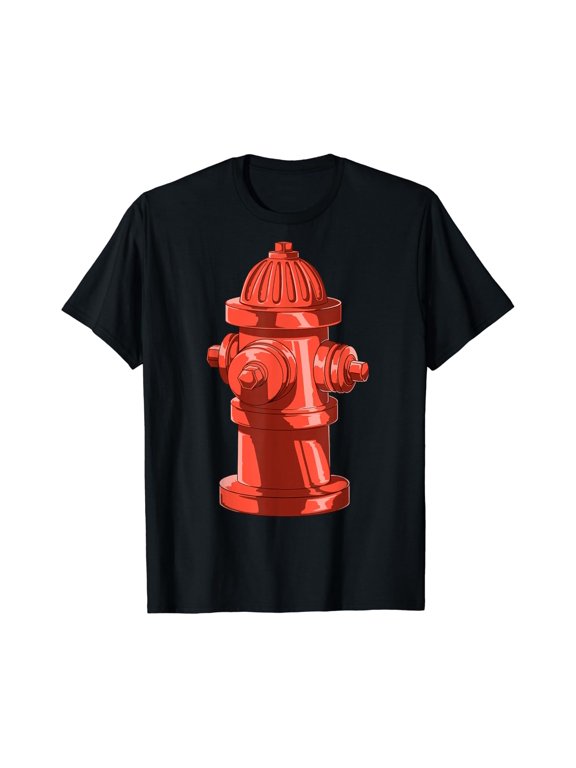 Future Firefighter Fire Hydrant Truck Party Design T-Shirt