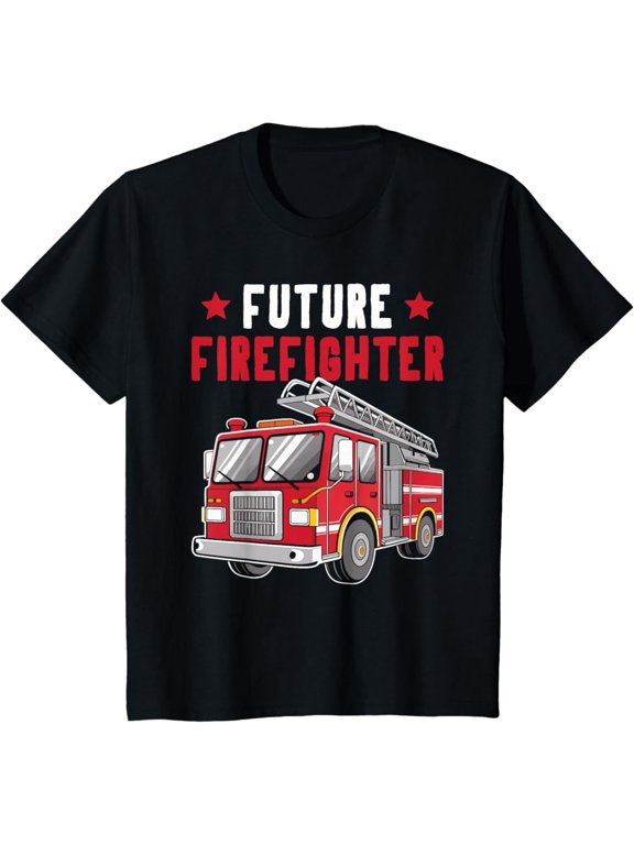Future Firefighter Firefighting Fireman T-Shirt BLACK Unisex S-5XL Hot Trending Shirt, Vintage Birthday Gift