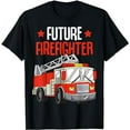 thumbnail image 1 of Future Firefighter Fireman Firefighting Boys Kids T-Shirt, 1 of 5