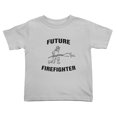 thumbnail image 1 of Future Firefighter Funny Toddler T-Shirts for Boys Girls (Gray, 2T), 1 of 5