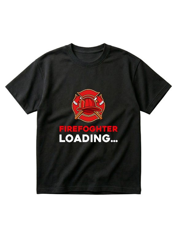 Future Firefighter Loading Funny Fireman Gift Future Hero T-Shirts