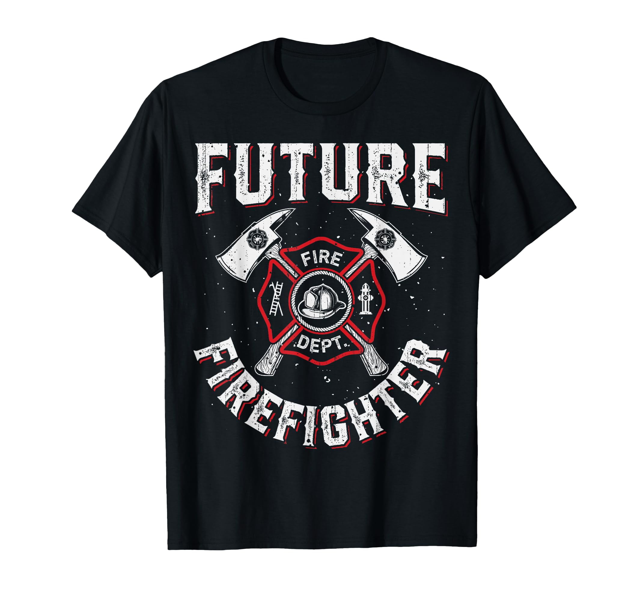 Future Firefighter Men Women Thin Red Line Firefighting T-Shirt ...