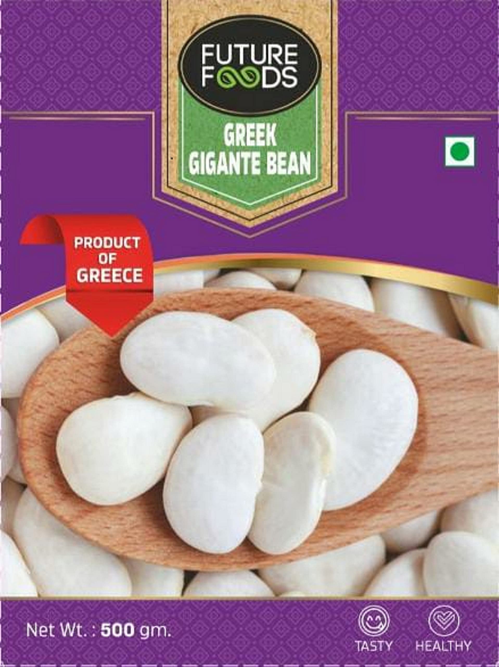 Future Foods Greek Gigante Bean, Double Butter Beans, Val 500 Gram
