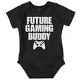 thumbnail image 1 of Future Gaming Buddy Gamer Dad Joke Romper Boys or Girls Infant Baby Brisco Brands 12M, 1 of 6