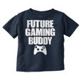 thumbnail image 1 of Future Gaming Buddy Gamer Dad Joke Toddler Boy Girl T Shirt Infant Toddler Brisco Brands 18M, 1 of 6