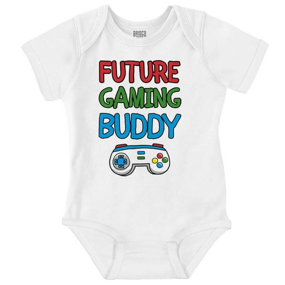 Future Gaming Buddy Video Gamer Nerd Bodysuit Jumper Boys Infant Baby Brisco Brands 6M