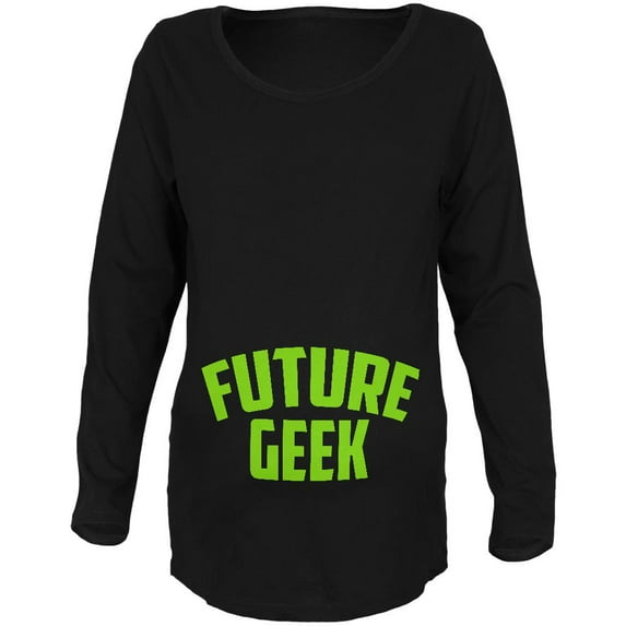 Future Geek Maternity Soft Long Sleeve T Shirt