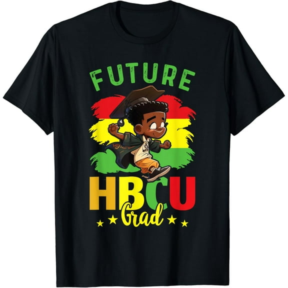 Future HBCU Grad History Black College Youth Black Boy T-Shirt