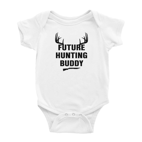 Future Hunting Buddy Cute Baby Outfits Bodysuits Boy Girl