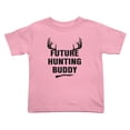thumbnail image 1 of Future Hunting Buddy Cute Toddler T-Shirts for Boys Girls (Pink, 2T), 1 of 5