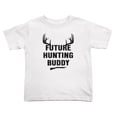 thumbnail image 1 of Future Hunting Buddy Cute Toddler T-Shirts for Boys Girls (White, 2T), 1 of 5