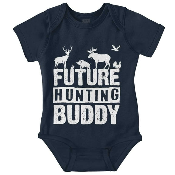 Future Hunting Buddy Little Hunter Romper Boys or Girls Infant Baby Brisco Brands 18M
