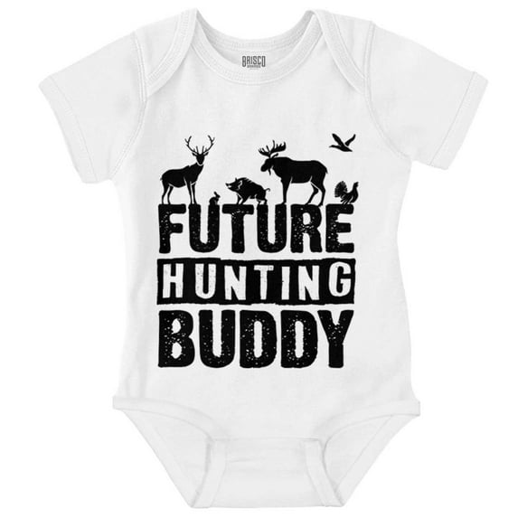 Future Hunting Buddy Little Hunter Romper Boys or Girls Infant Baby Brisco Brands 18M