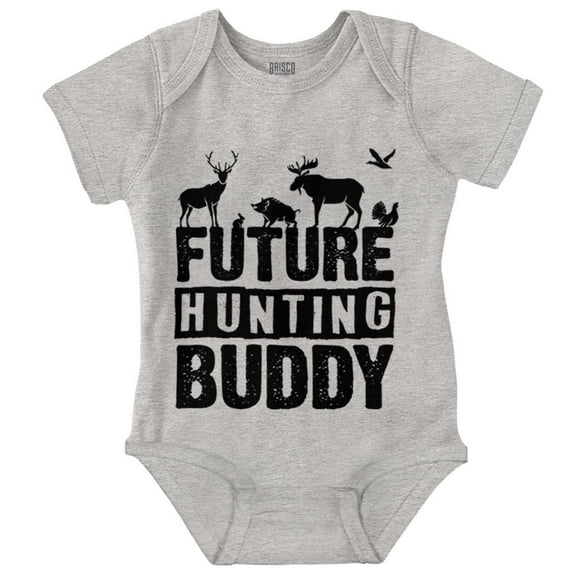 Future Hunting Buddy Little Hunter Romper Boys or Girls Infant Baby Brisco Brands 6M