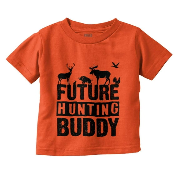 Future Hunting Buddy Little Hunter Toddler Boy Girl T Shirt Infant Toddler Brisco Brands 2T