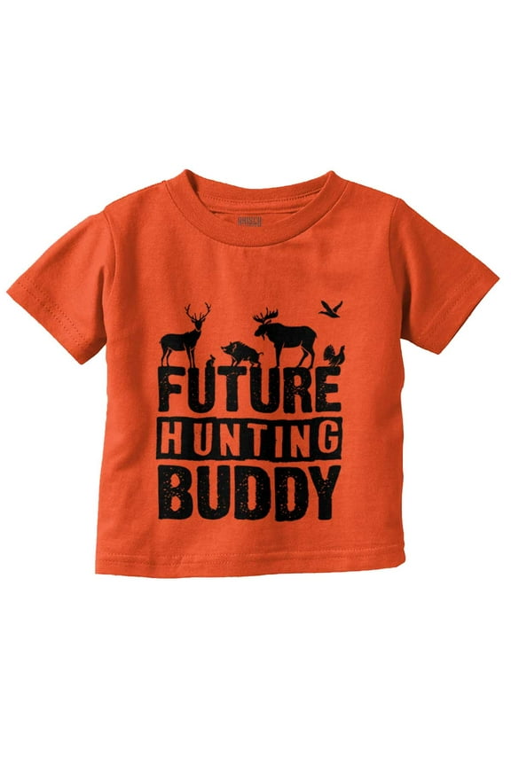 Future Hunting Buddy Little Hunter Toddler Boy Girl T Shirt Infant Toddler Brisco Brands 3T