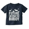 thumbnail image 1 of Future Hunting Buddy Little Hunter Toddler Boy Girl T Shirt Infant Toddler Brisco Brands 6M, 1 of 6