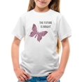 thumbnail image 1 of Future Is Bright Glitter T-Shirt Juniors -Image by Shutterstock,  Large, 1 of 4