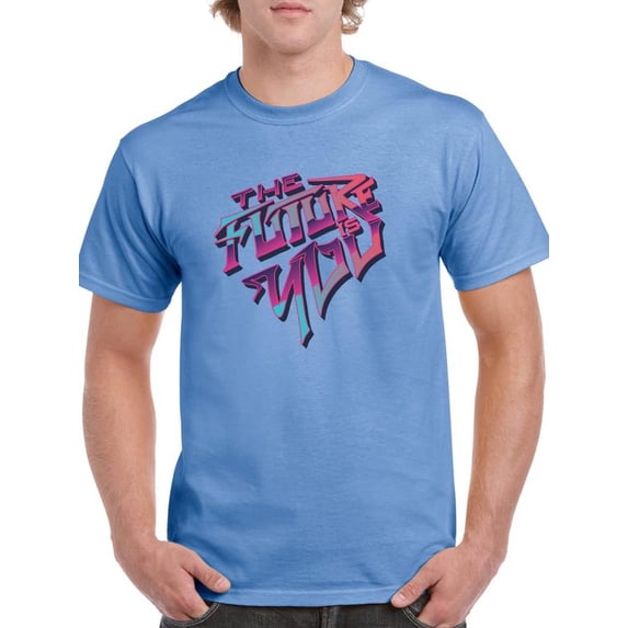 Future Is You Retro Futuristic T-Shirt Men -Image by Shutterstock, Male 5X-Large