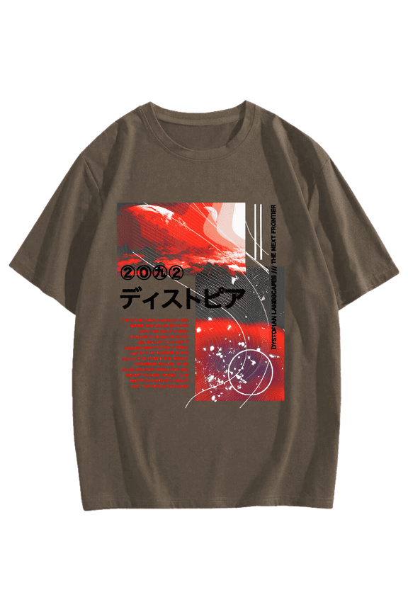 Future Japanese Style Cotton casual T-shirt