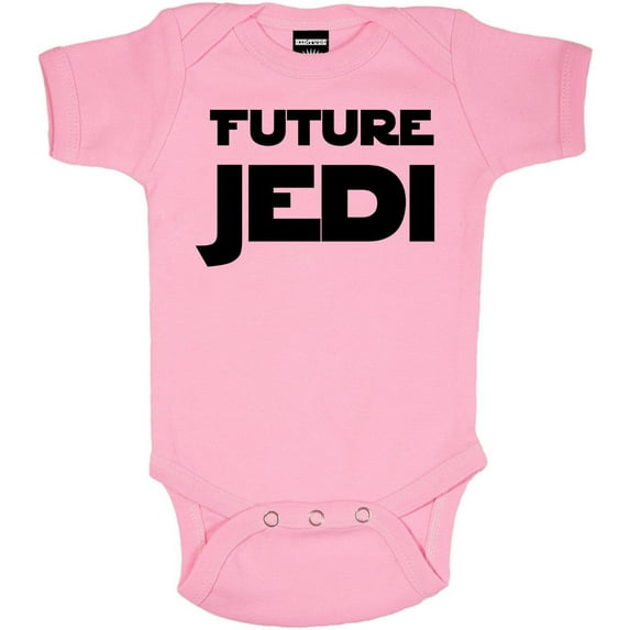 Future Jedi Pink Baby Bodysuit