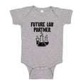 thumbnail image 1 of Future Lab Partner Baby Bodysuit One Piece NB Athletic Heather, 1 of 3