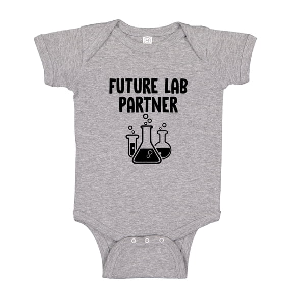 Future Lab Partner Baby Bodysuit One Piece NB Athletic Heather