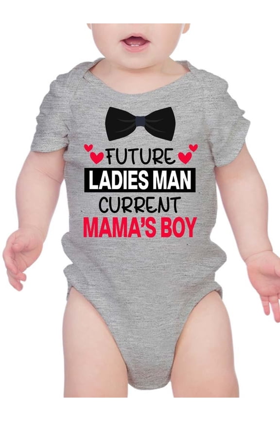Future Ladies Man Bodysuit Infant -Smartprints Designs, Newborn