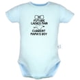 thumbnail image 1 of Future Ladies Man Current Mama's Boy Funny Rompers For Babies, Newborn Baby Unisex Bodysuits, Infant Jumpsuits, Toddler 0-24 Months Kids One-Piece Oufits (Blue, 6-12 Months), 1 of 4