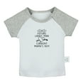 thumbnail image 1 of Future Ladies Man Current Mama's Boy Funny T shirt For Baby, Newborn Babies T-shirts, Infant Tops, 0-24M Kids Graphic Tees Clothing (Short Gray Raglan T-shirt, 12-18 Months), 1 of 4