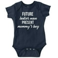 thumbnail image 1 of Future Ladies Man Cute Mommys Boy Bodysuit Jumper Boys Infant Baby Brisco Brands 12M, 1 of 6