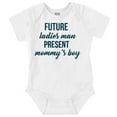 thumbnail image 1 of Future Ladies Man Cute Mommys Boy Bodysuit Jumper Boys Infant Baby Brisco Brands NB, 1 of 7