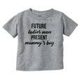 thumbnail image 1 of Future Ladies Man Cute Mommys Boy Youth T Shirt Tee Boys Infant Toddler Brisco Brands 4T, 1 of 5