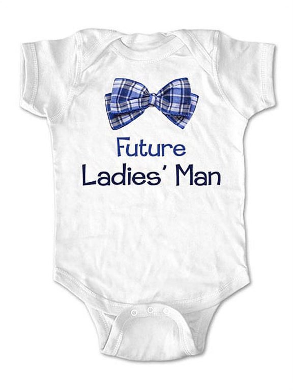 Future Ladies' man bowtie - wallsparks cute & funny Brand - baby one piece bodysuit - Great baby shower gift!