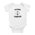 thumbnail image 1 of Future Lawyer Funny Baby Clothing Bodysuits Boy Girl Unisex, 1 of 5