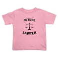 thumbnail image 1 of Future Lawyer Funny Toddler T-Shirts for Boys Girls (Pink, 4T), 1 of 5