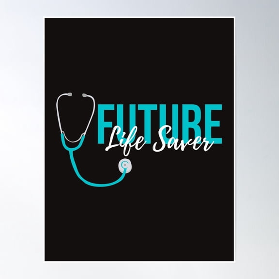 Future Life Saver Poster Wall Art, Modern Wall Decor, 8x12 UNFRAMED