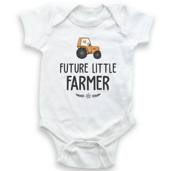 Future Little Famer - Baby Bodysuit - Unisex Clothing - Baby Boy - Baby Girl - Baby Shower Gift