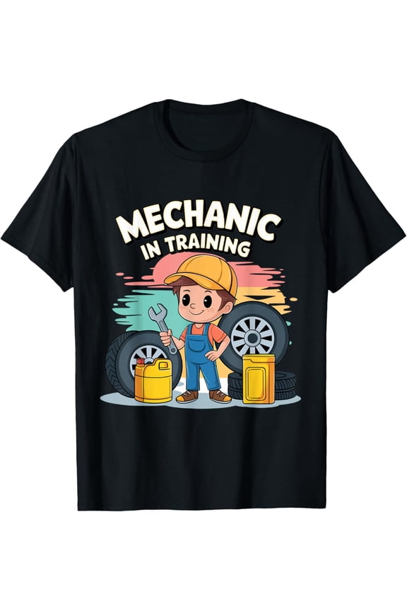 Future Mechanic Outfit Mechanic In Training Style Graphic T-Shirt