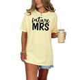 thumbnail image 1 of Future Mrs Shirt, Bride To Be T-Shirt, Engagement Party Top, Soon To Be Mrs Tee, Bridal Shower Gift, Engagement Announcement Shirt, Butter Comfort Colors T-Shirt, XL, 1 of 1