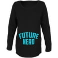 thumbnail image 1 of Future Nerd Maternity Soft Long Sleeve T Shirt, 1 of 1