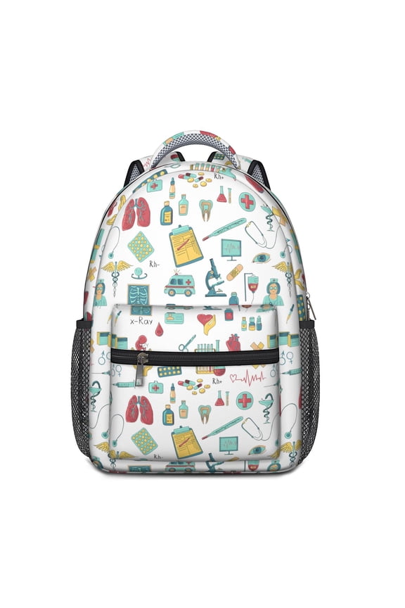 Future Nurse Backpack - Waterproof & Ergonomic Bookbag for Nursing Students - Breathable & Durable Daypack with Organized Storage