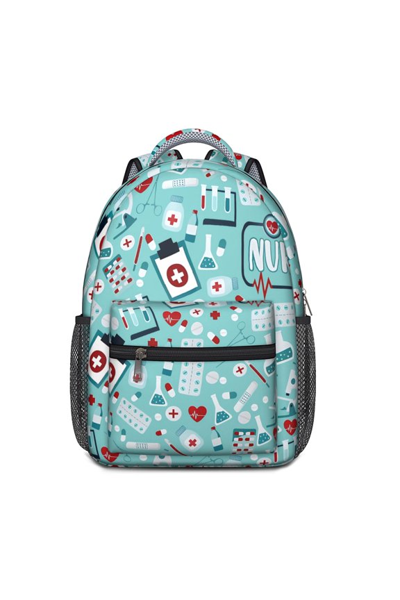 Future Nurse Backpack - Waterproof & Ergonomic Bookbag for Nursing Students - Breathable & Durable Daypack with Organized Storage