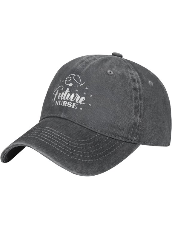 Future Nurse Hat Vintage Distressed Baseball Cap Adjustable Black Dad,Trucker Hats Gift for Men Women