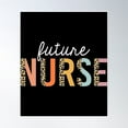 thumbnail image 1 of Future Nurse Student Leopard Print Nursing School Poster Wall Art, Modern Wall Decor, 8x12 UNFRAMED, 1 of 3